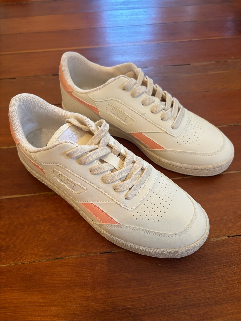 SAYE Modelo 89 Vegan Salmon Pink Sneakers size 38 EU or 7.5 US
